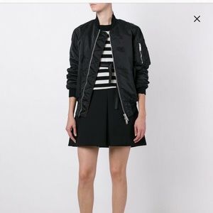 UNRAVEL PROJECT distressed basic bomber jacket